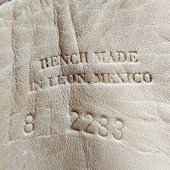 Bed Stu Cobbler Series Boots Womens 8 Brown Leather Western Harness Heel Zip - Picture 8 of 9